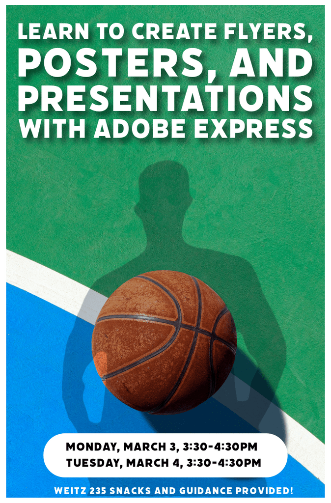Adobe Express Workshop Poster by Luke Runquist